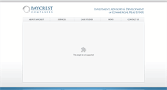 Desktop Screenshot of baycrestco.com